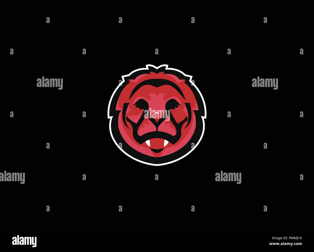 Icona di Lion - Lion logo vettore modello Illustrazione Vettoriale