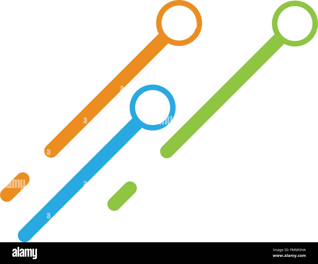 Circuito modello Logo illustrazione vettoriale design icona Illustrazione Vettoriale