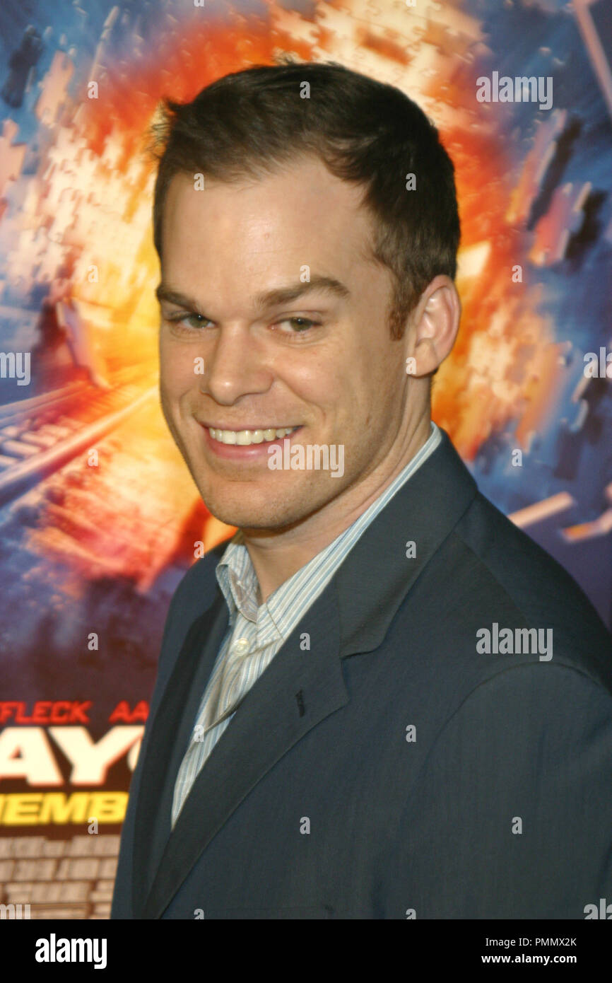 12/18/2003 Michael C. Hall paga @ Grauman's Chinese Theater, Hollywood Foto di Kazumi Nakamoto / HNW / Picturelux Riferimento File # 31390 031HNW per solo uso editoriale - Tutti i diritti riservati Foto Stock