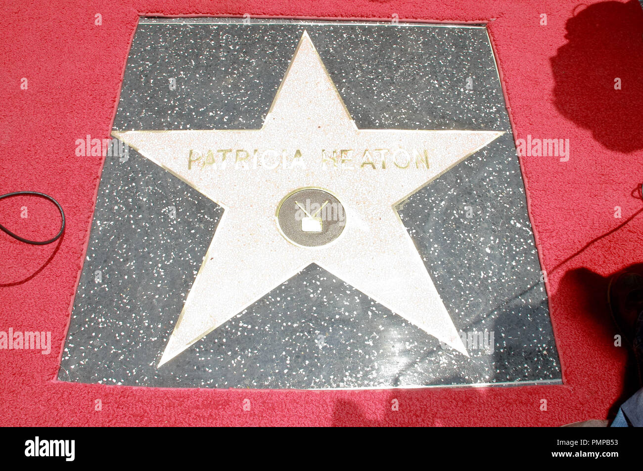 Patricia Heaton la stella sulla Hollywood Walk of Fame in Hollywood, CA, 22 maggio 2012. Foto di Joe Martinez / PictureLux Foto Stock