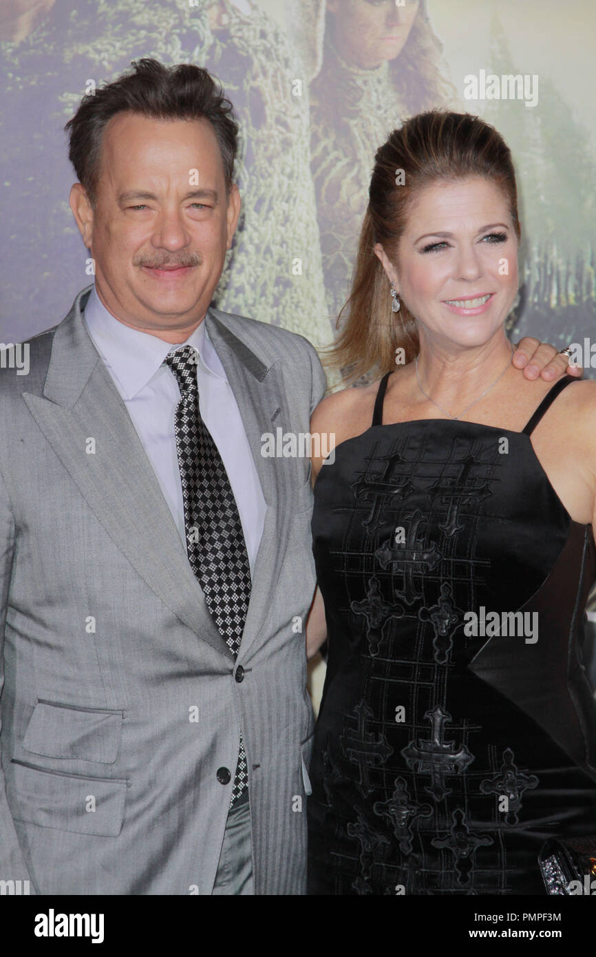 Rita Wilson, Tom Hanks 10/24/2012 'Cloud Atlas' Premiere detenute a Grauman's Chinese Theatre a Hollywood, CA Foto di Izumi Hasegawa / HNW / PictureLux Foto Stock