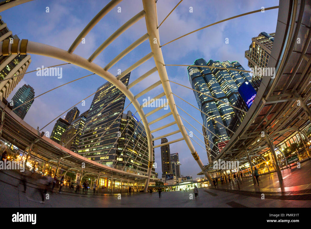 Chong Nonsi stazione BTS , Bangkok, Thailandia, Foto Stock