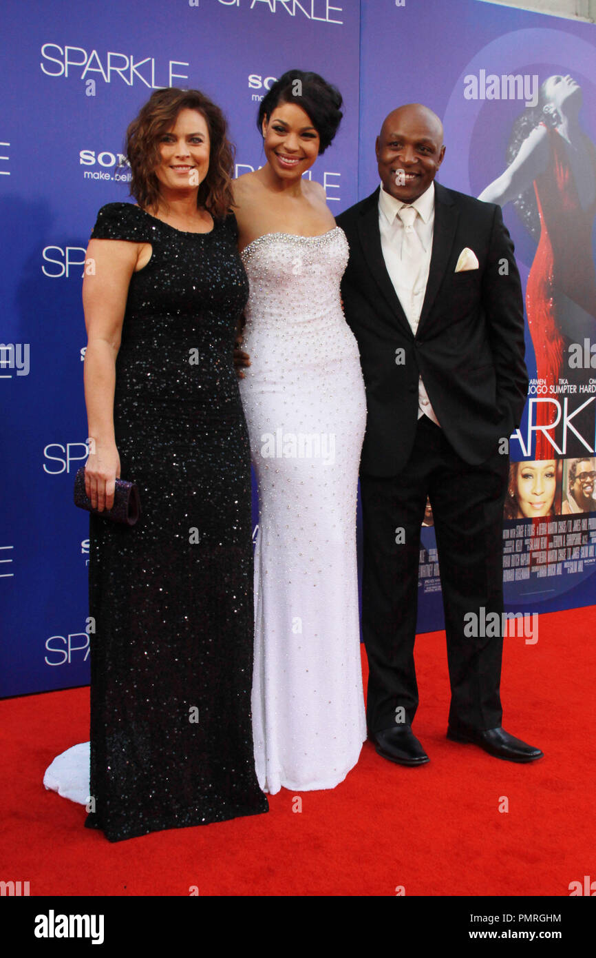 Jordin Sparks, la sua famiglia 16/08/2012 "parkle' Premiere detenute a Grauman's Chinese Theatre a Hollywood, CA Foto di Mayuka Ishikawa / HollywoodNewsWire.net / PictureLux Foto Stock