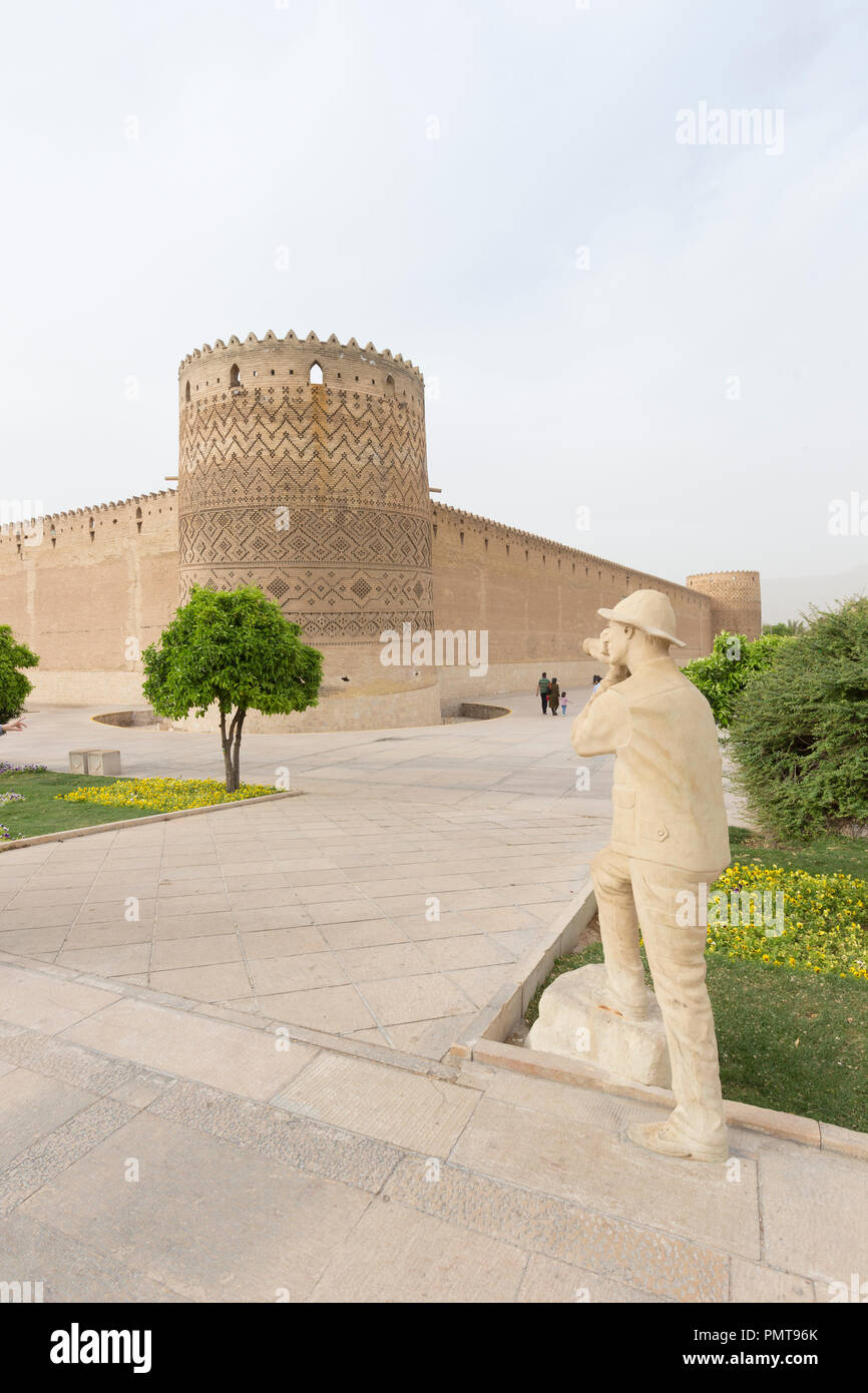 Arg-e Karim Khan castello, Shiraz, Iran Foto Stock