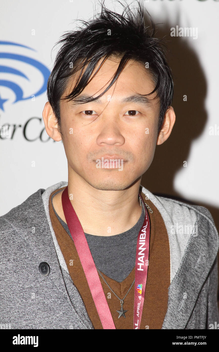 James Wan, direttore del prestigiatore al giorno 2 di WonderCon Anaheim. Il prestigiatore Premere Line arrivi presso l'Anaheim Convention Center di Anaheim, CA, 30 marzo 2013. Foto: Richard Chavez / PictureLux Riferimento File # 31908 036 RAC per solo uso editoriale - Tutti i diritti riservati Foto Stock