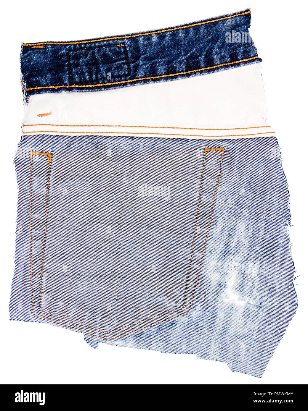 Blue denim ripped jeans Immagini senza sfondo e Foto Stock ritagliate -  Alamy