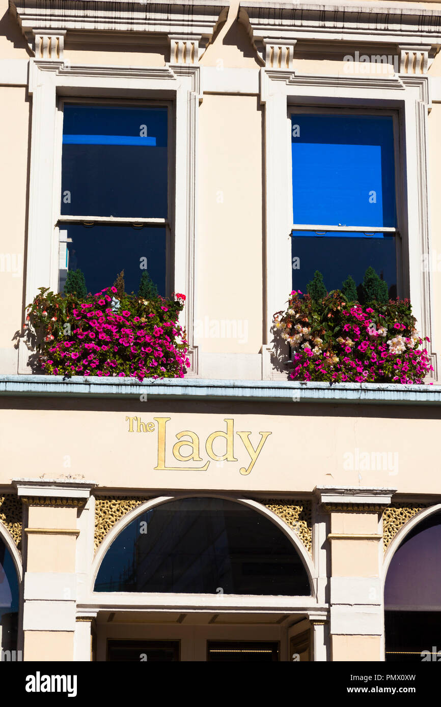 Sede della signora Magazine, Bedford Street, Covent Garden di Londra, Regno Unito. La Gran Bretagna è di più lunga durata settimanale femminile. Foto Stock