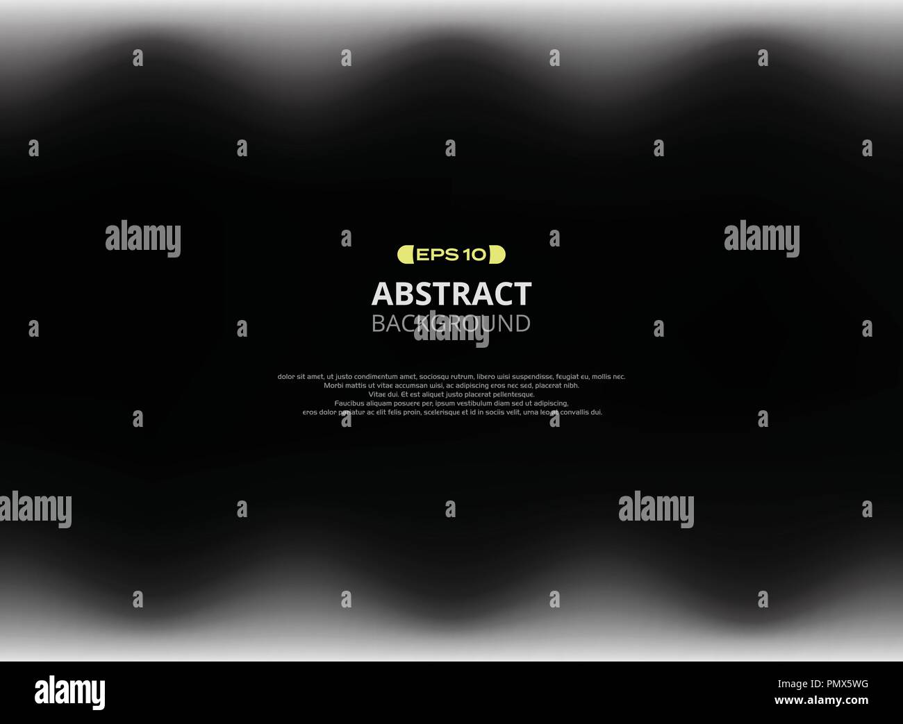 Abstract di nero dimensione gradiente dello sfondo con spazio di testo, immagine EPS vettoriali10 Illustrazione Vettoriale
