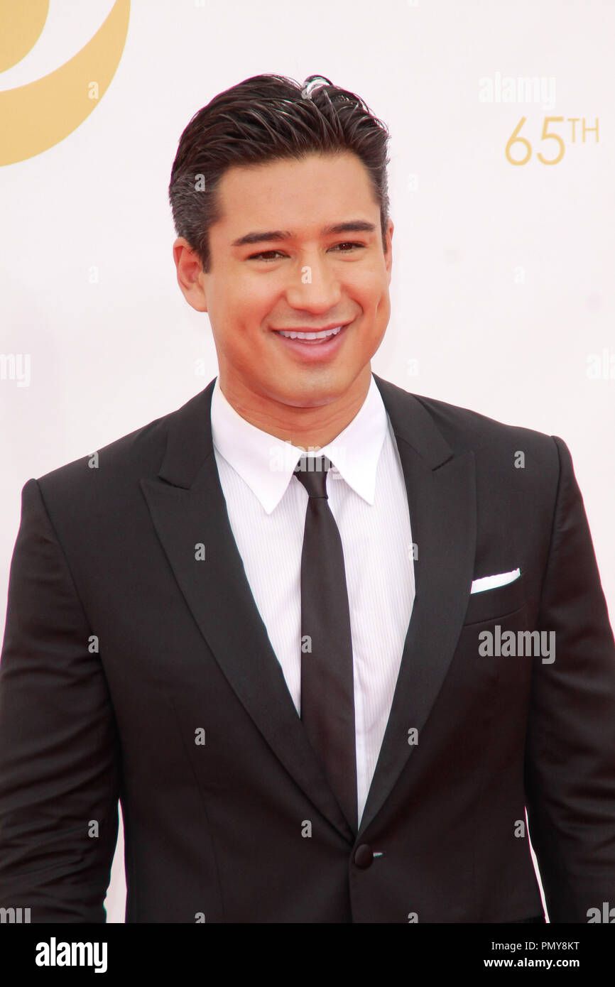 Mario Lopez al sessantacinquesimo Primetime Emmy Awards tenutosi presso il Nokia Theater L.A. Vive a Los Angeles, CA, il 22 settembre 2013. Foto di Joe Martinez / PictureLux Foto Stock