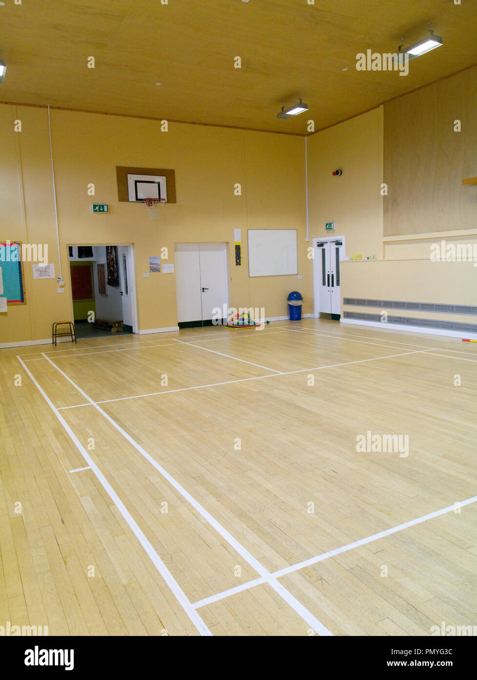 School Hall Foto Stock