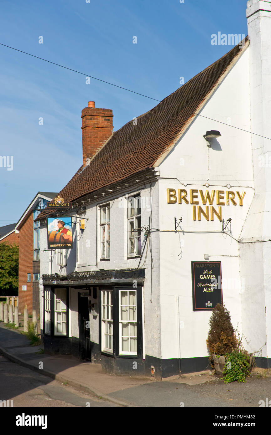 Birreria Inn Ledbury Herefordshire England Regno Unito Foto Stock