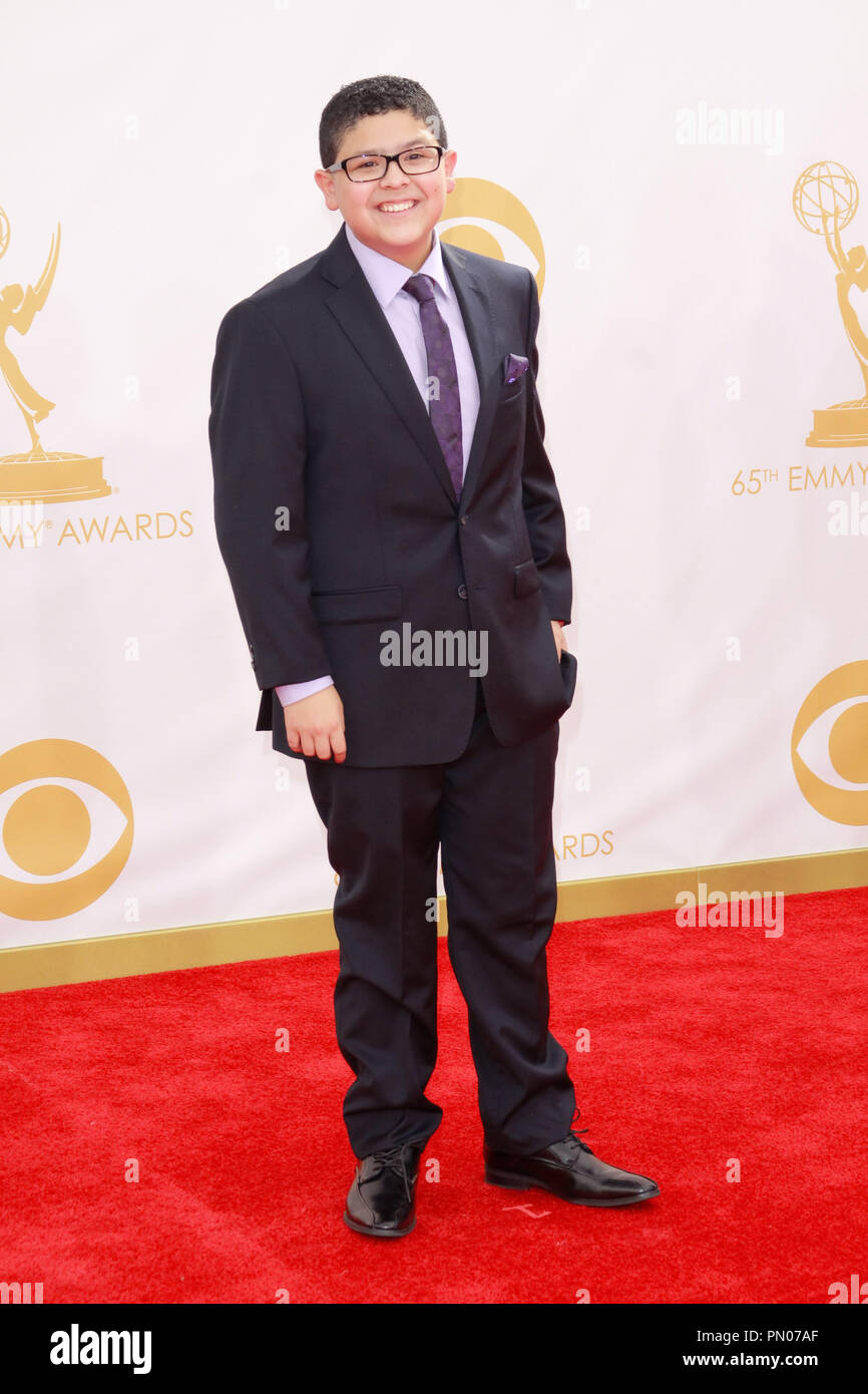 Manny Delgado al sessantacinquesimo Primetime Emmy Awards tenutosi presso il Nokia Theater L.A. Vive a Los Angeles, CA, il 22 settembre 2013. Foto di Joe Martinez / PictureLux Foto Stock