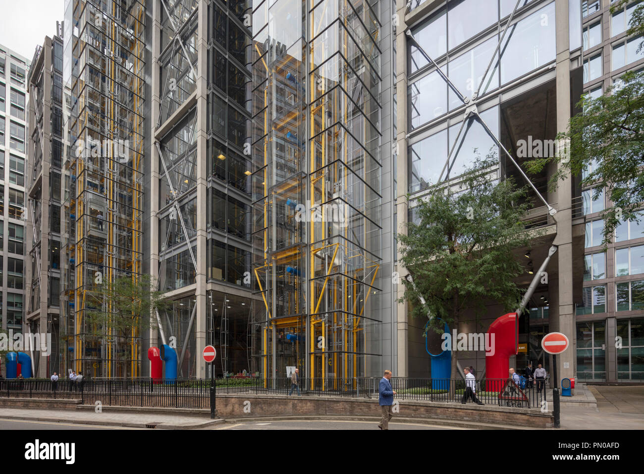 88 Wood Street, un grattacielo commerciale progettato da Richard Rogers Partnership, London, England, Regno Unito Foto Stock