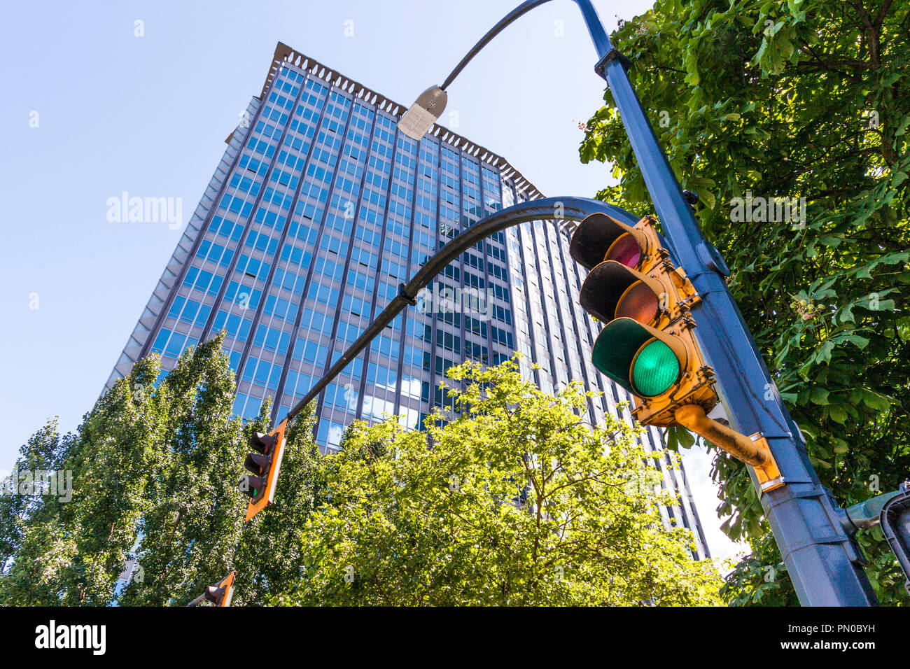 Mondeliving Appartamento nel centro cittadino di Vancouver, British Columbia, Canada Foto Stock