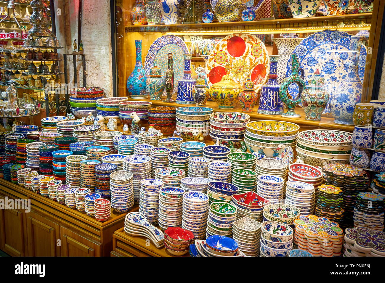 Il Grand Bazaar, Istanbul, Turchia Foto Stock