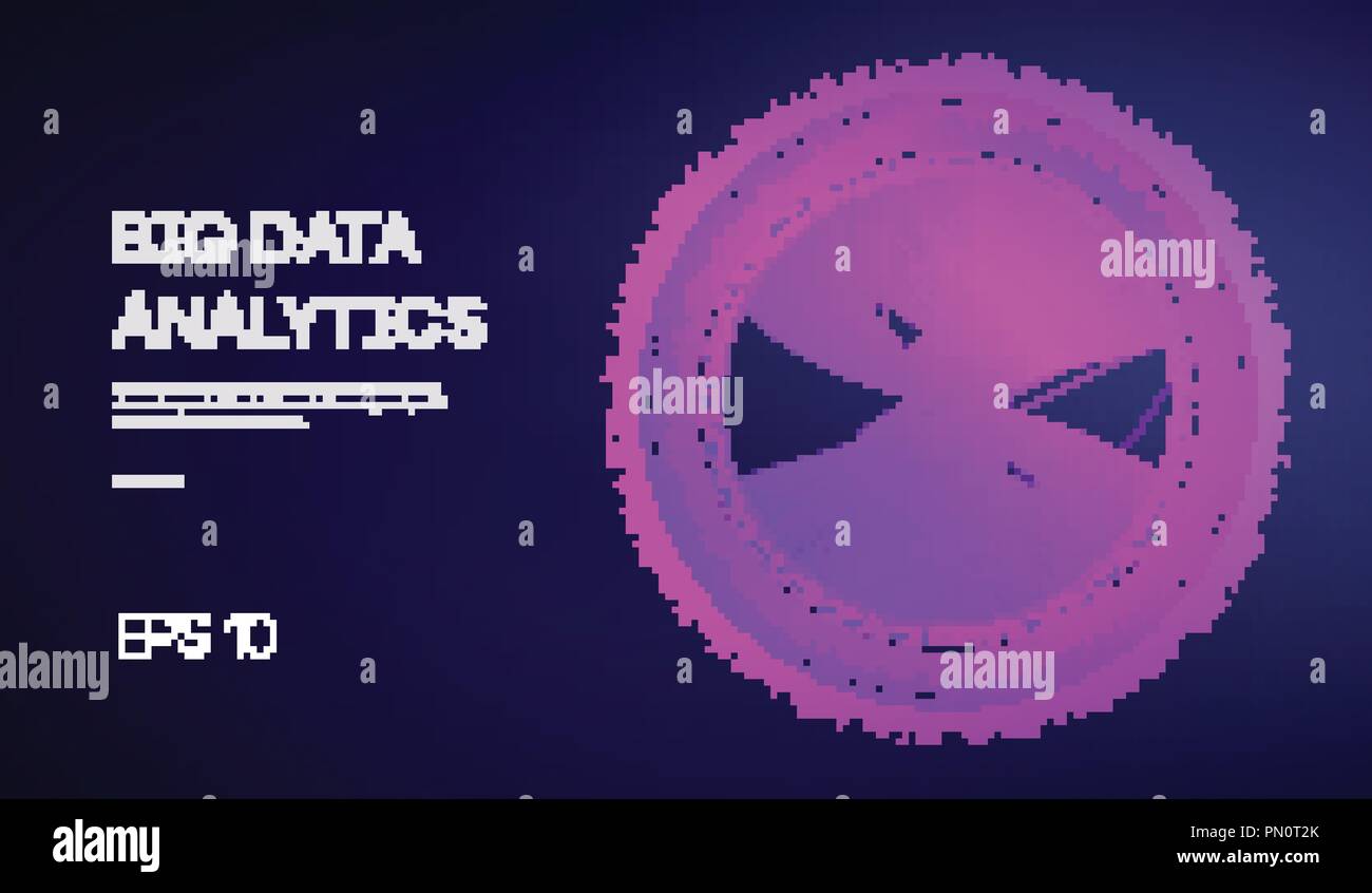 Dati di grandi dimensioni. Business inteligence sfondo tecnologico. Il codice binario di algoritmi di apprendimento profondo la realtà virtuale di analisi. La scienza dei dati macchina di apprendimento. Intelligenza artificiale di ricerca dei dati e automazione Illustrazione Vettoriale
