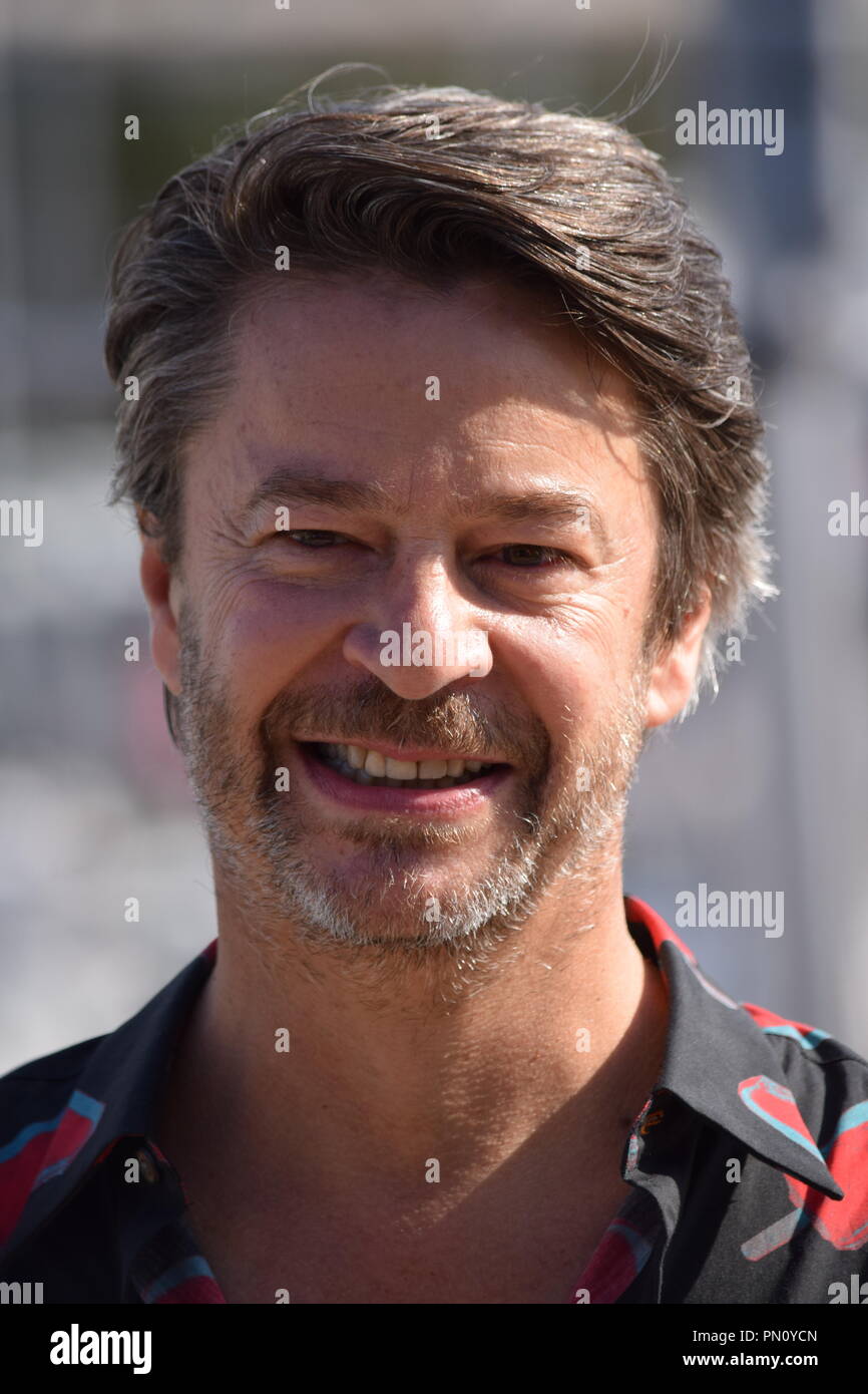 Thibault de Montalembert, attore in Dix Pour Cent (dieci per cento), un film della TV che ha vinto il premio per la miglior serie 52 minuti. Foto Stock