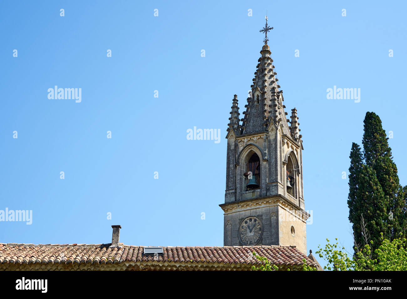 Chiesa di Saint Roch Aigueze Francia Foto Stock