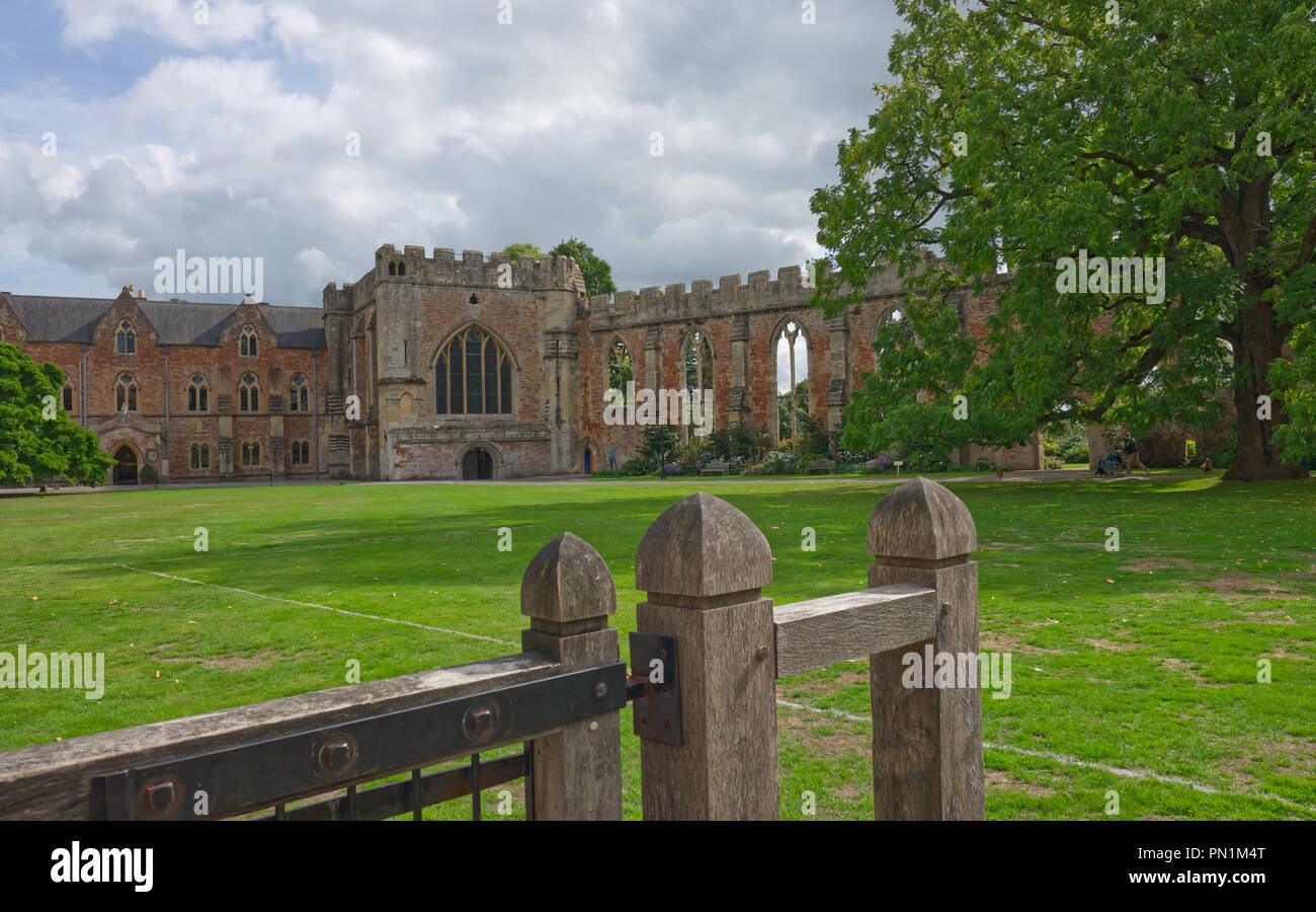 Il Palazzo del Vescovo, pozzi, Somerset, Regno Unito Foto Stock
