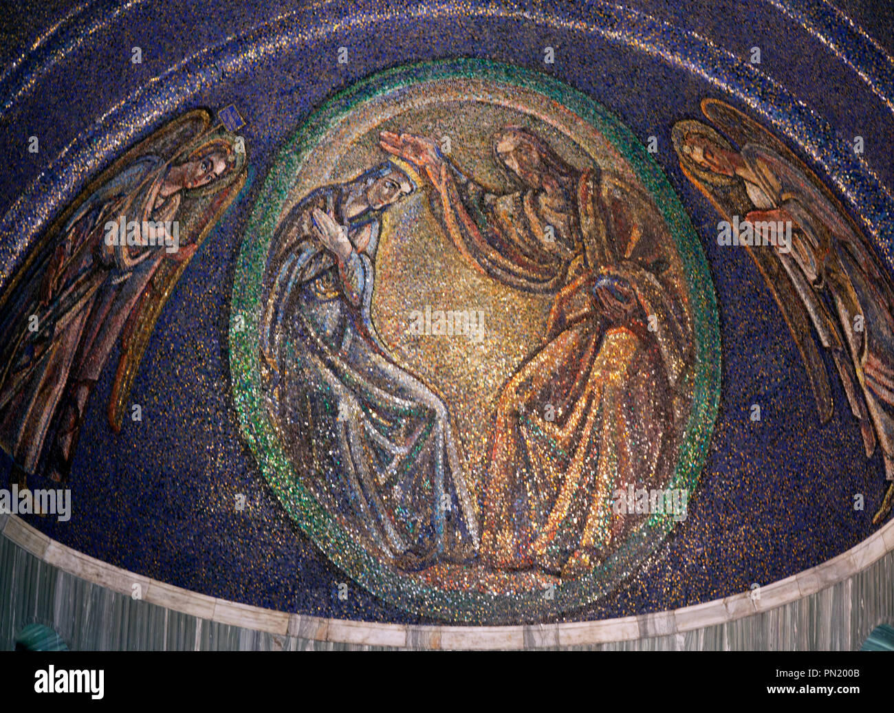 Mosaici, Cattedrale di San Giusto, Trieste, Italia Foto stock - Alamy