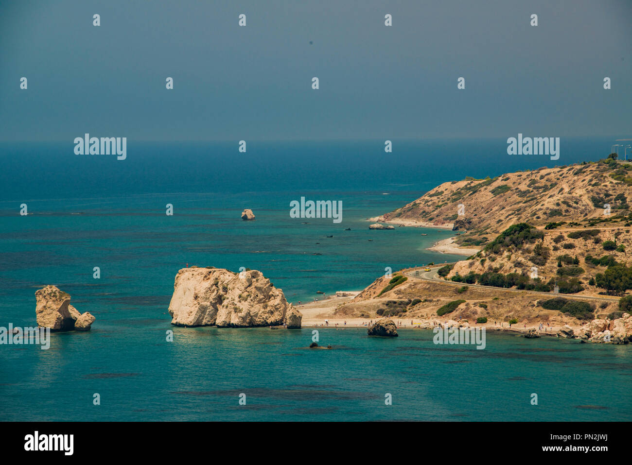 Petra tou Romiou, Foto Stock