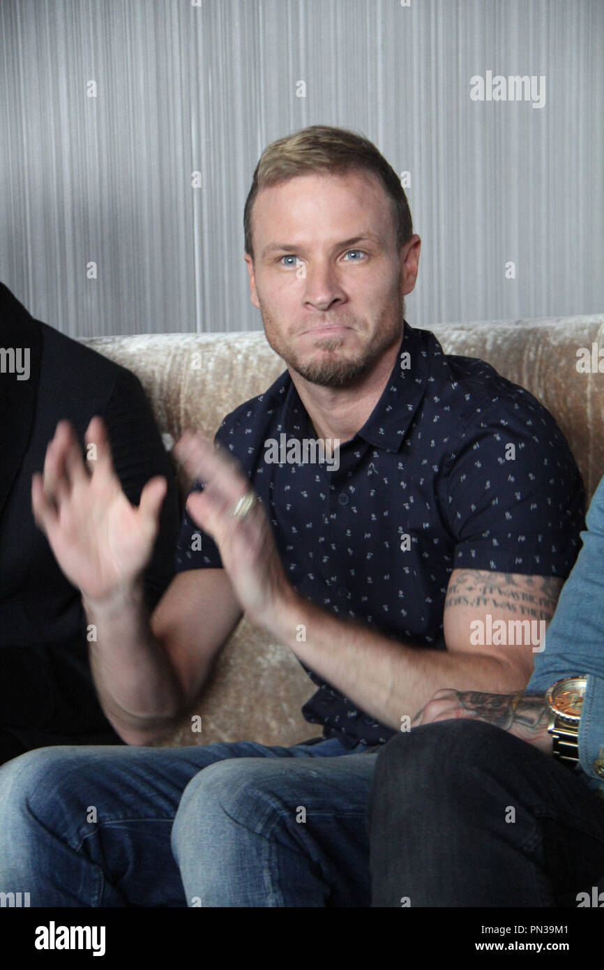 Brian Littrell 29/01/2015 conferenza stampa di 'Backstreet Boys: Mostra 'Em di che pasta sei fatto" tenutosi al W Hotel di Hollywood a Hollywood, CA Foto di Izumi Hasegawa / HNW / PictureLux Foto Stock