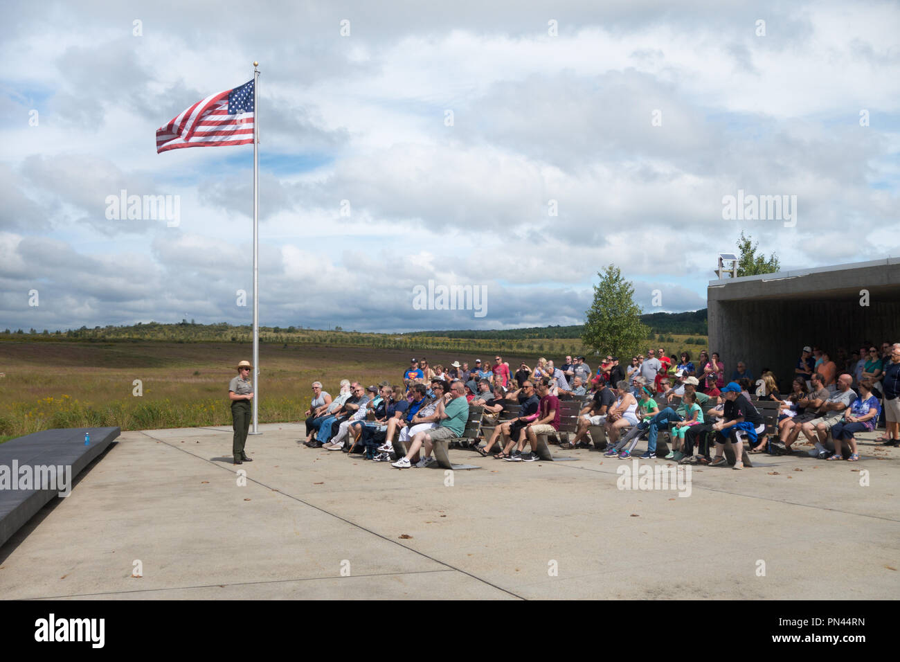 Il volo 93 National Memorial, Shanksville, Somerset County, Pennsylvania, STATI UNITI D'AMERICA Foto Stock