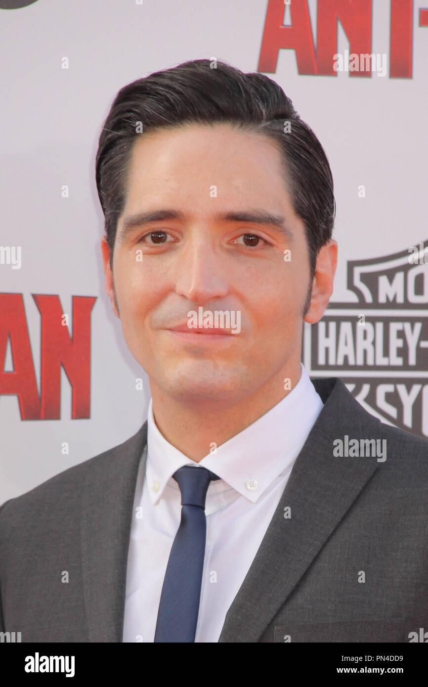 David Dastmalchian 06/29/2015 La Premiere Mondiale della meraviglia 'Ant-Man" tenutasi presso il Teatro Dolby in Hollywood, CA Foto di Izumi Hasegawa / HNW / PictureLux Foto Stock