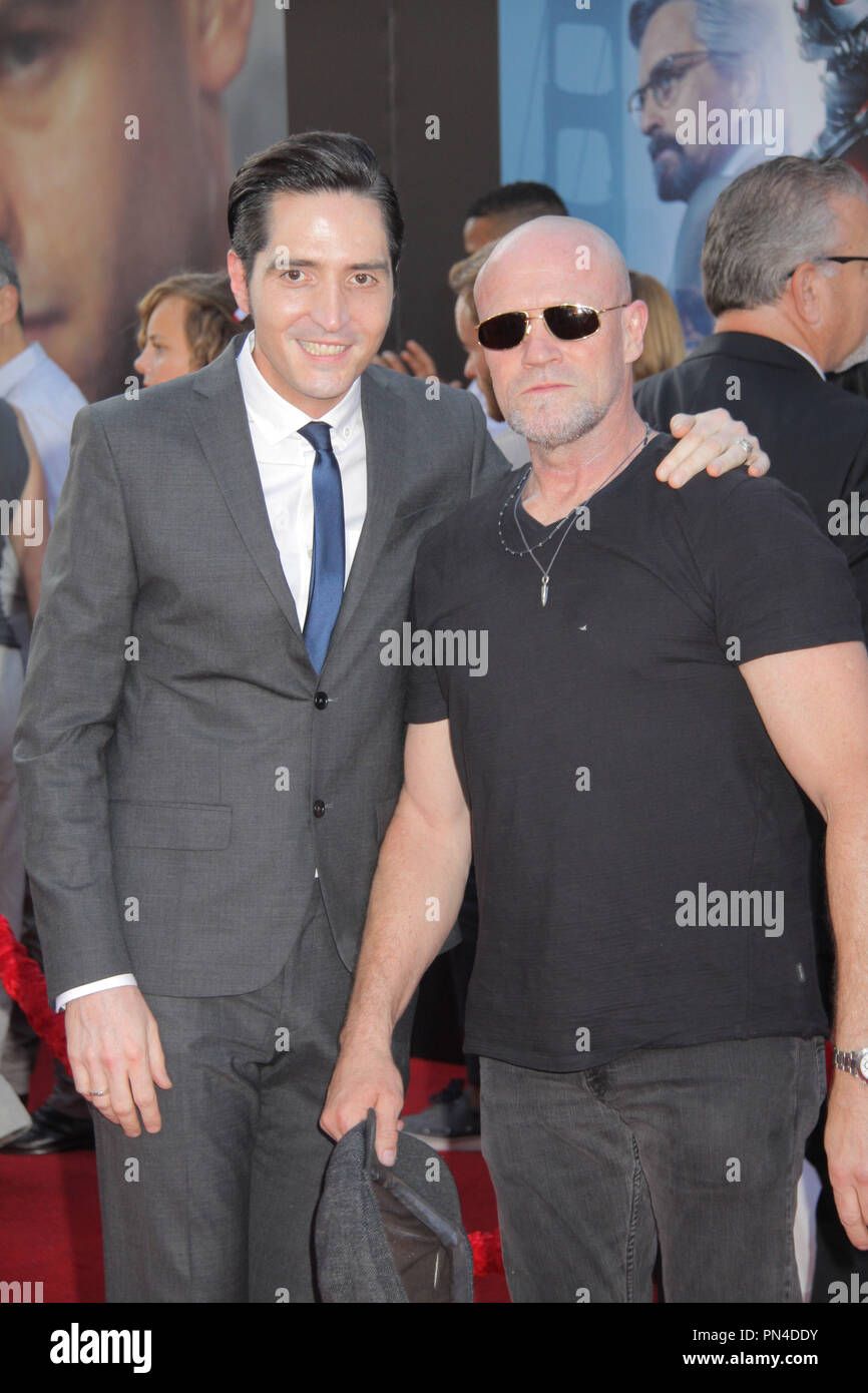 David Dastmalchian, Michael Rooker 06/29/2015 La Premiere Mondiale della meraviglia 'Ant-Man" tenutasi presso il Teatro Dolby in Hollywood, CA Foto di Izumi Hasegawa / HNW / PictureLux Foto Stock