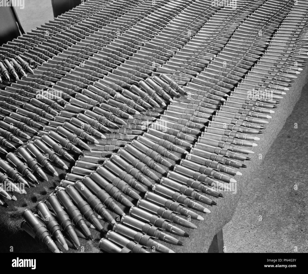 B-29 Super macchina fortezza munizioni pistola Foto Stock