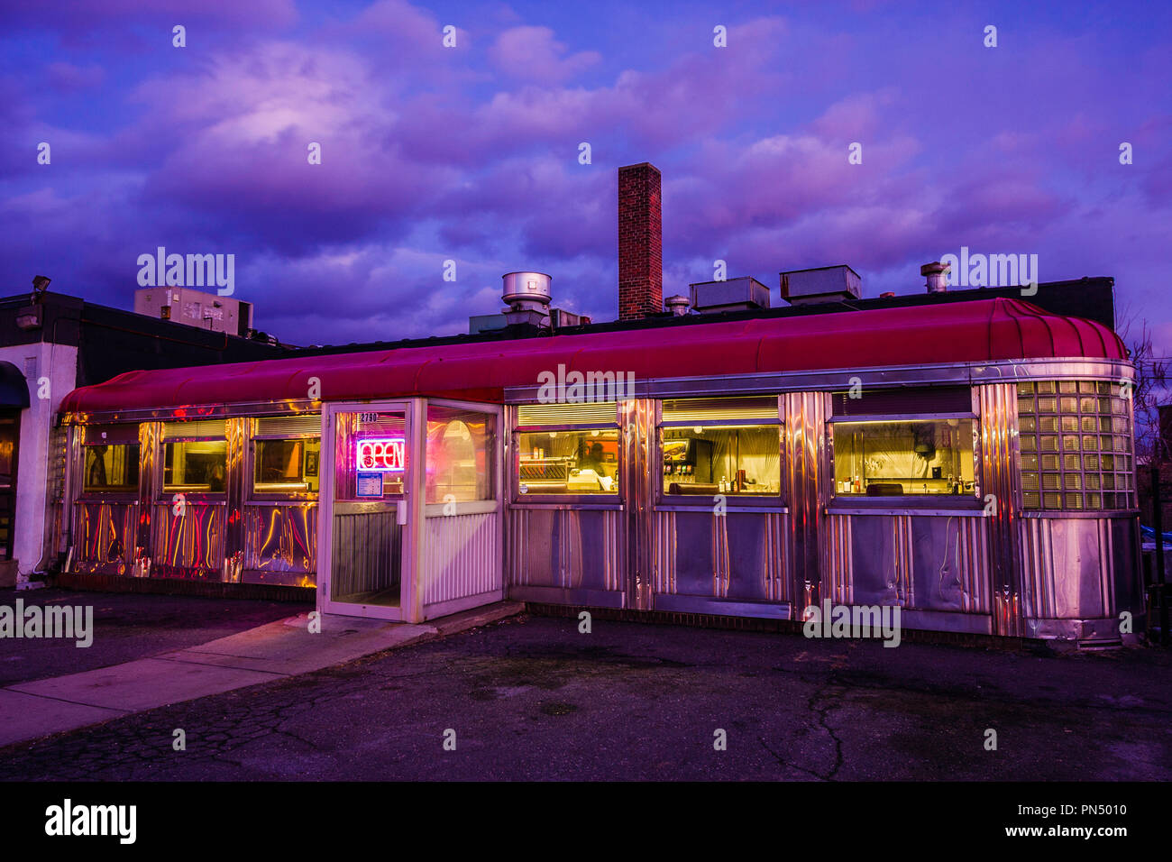 Diner   Hartford, Connecticut, Stati Uniti d'America Foto Stock