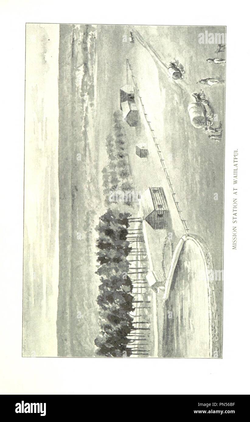 Immagine dalla pagina 105 di 'Come Marcus Whitman salvato Oregon. Un vero e proprio romanzo di eroismo patriottico, devozione cristiana e il martirio finale . Introduzione di F. W. Gunsaulus. Seconda edizione. Illustrato. (Appendice [contenente il dottor0001. Foto Stock