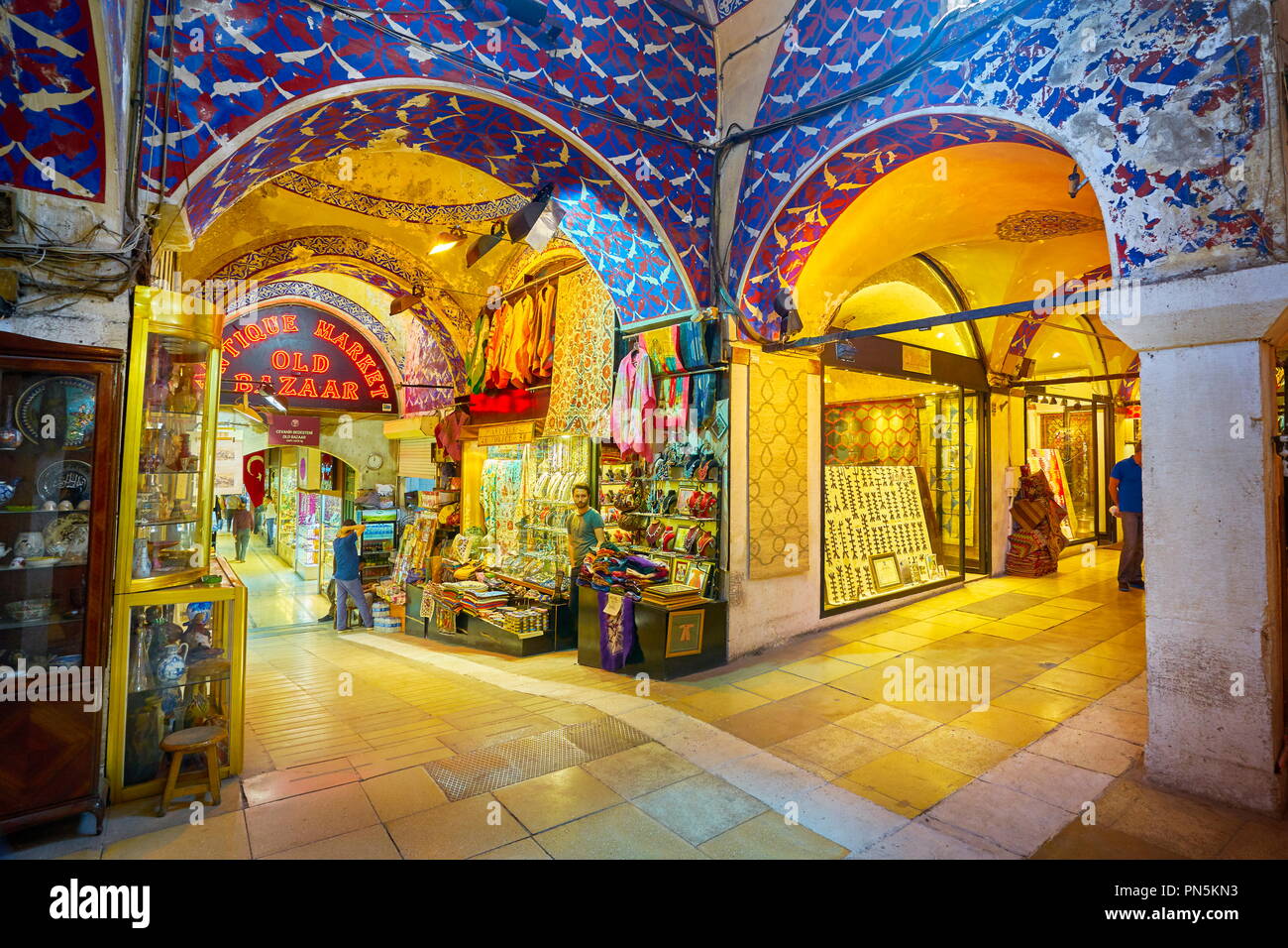 Il Grand Bazaar, Istanbul, Turchia Foto Stock