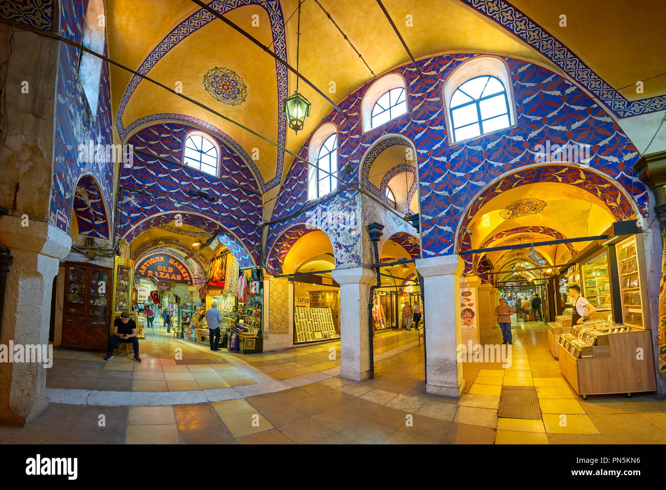 Il Grand Bazaar, Istanbul, Turchia Foto Stock