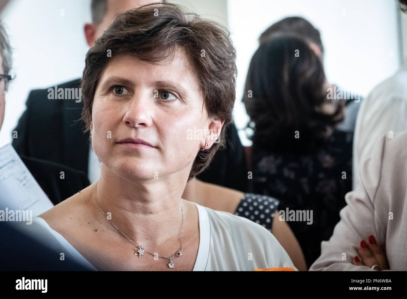 Lione Francia Xx Settembre 2018 Frederique Vidal Ministro Dell Istruzione Superiore Della Ricerca E Innovazione E
