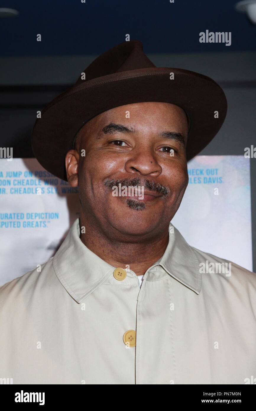 David Alan Grier 29/03/2016 Los Angeles Premiere di 'Miles avanti" tenutasi presso il Writer's Guild Theatre di Beverly Hills, CA Foto di Izumi Hasegawa / HNW / PictureLux Foto Stock