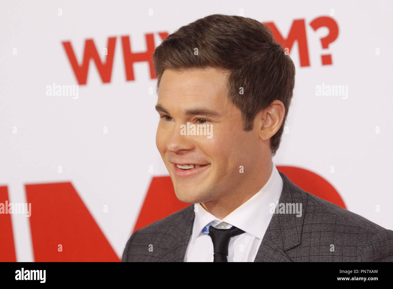 Adam DeVine presso la Premiere mondiale del ventesimo secolo Fox 'Perché lui?" tenutasi presso il Regency Bruin Theatre di Westwood, CA, Dicembre 17, 2016. Foto di Giuseppe Martinez / PictureLux Foto Stock