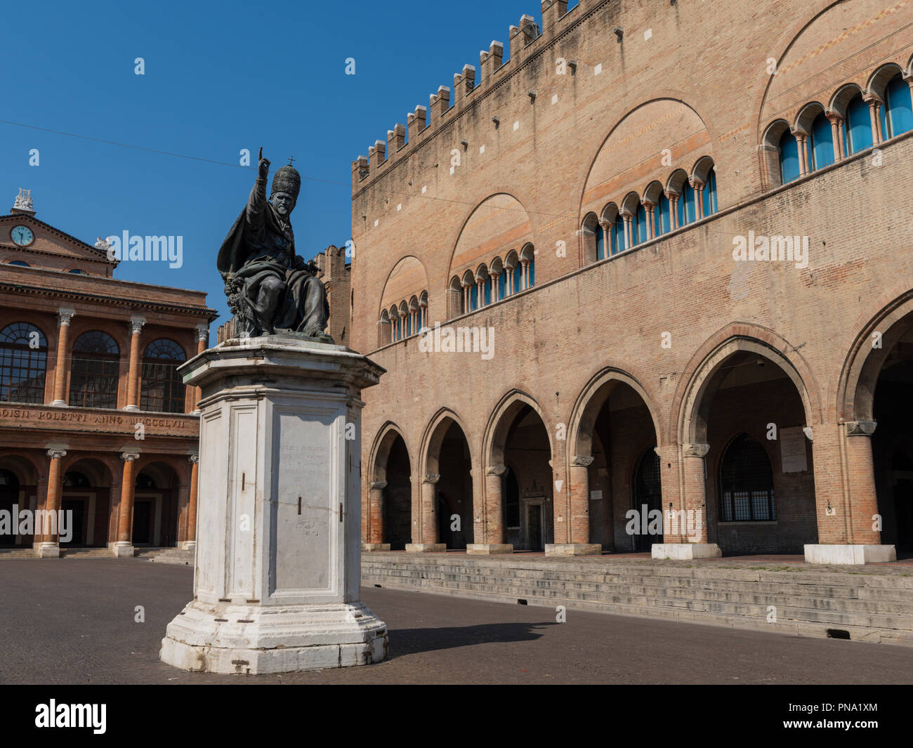 Piazza Cavour, Rimini, Emilia Romagna, Italia Foto Stock