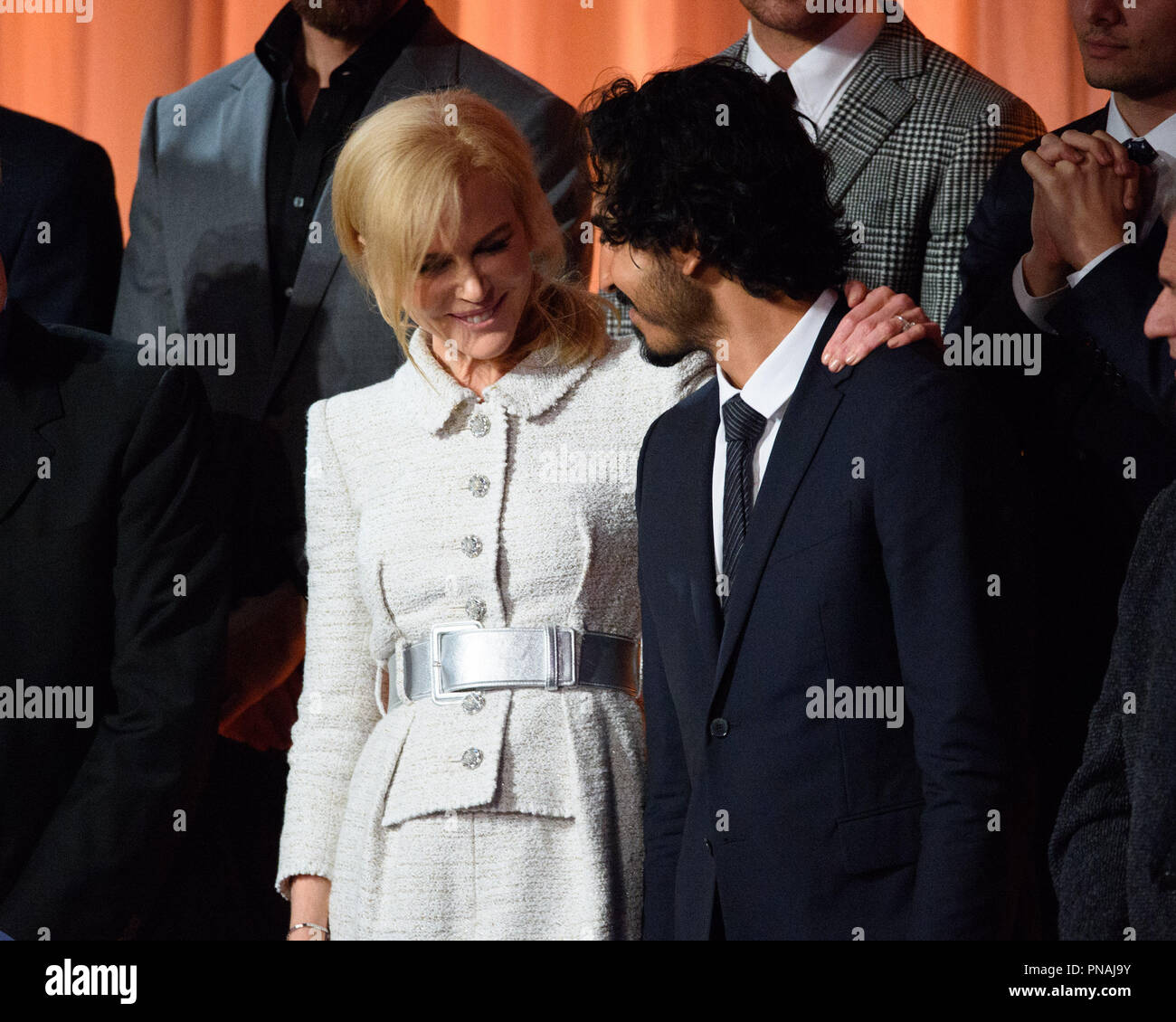 Nicole Kidman e Dev Patel presso l'Oscar® Nominees Pranzo a Beverly Hills lunedì 6 febbraio 2017. Il 89 Oscar® sarà l'aria di Domenica, 26 febbraio live sul ABC. Riferimento al file # 33227 015THA per solo uso editoriale - Tutti i diritti riservati Foto Stock