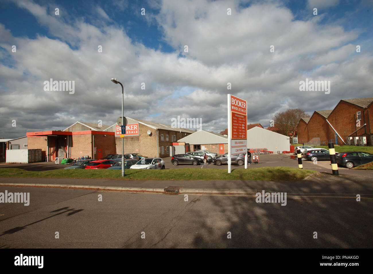 Booker magazzino all'ingrosso Chelmsford Essex Inghilterra Foto Stock