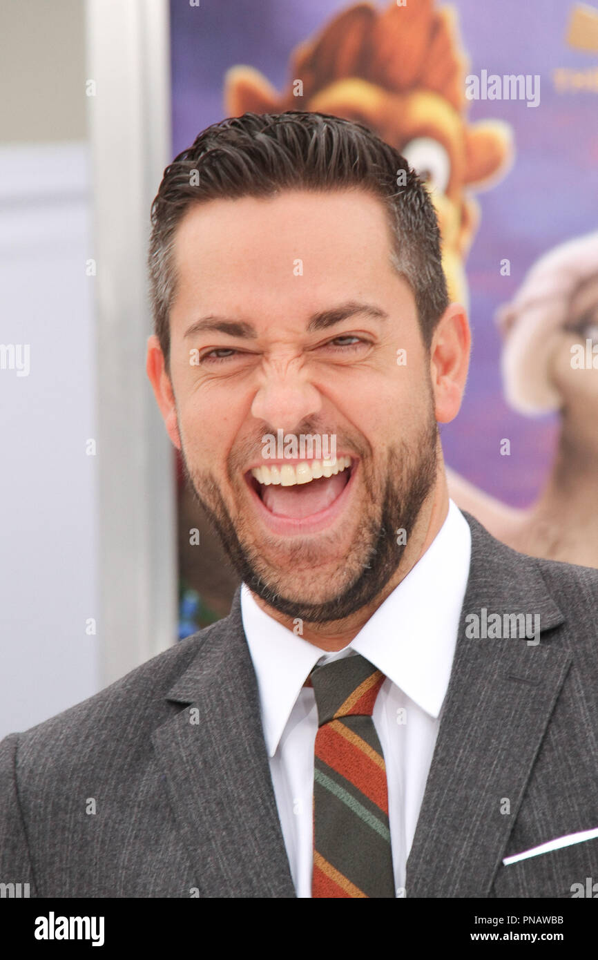 Zachary Levi alla premiere di Sony Pictures Animation è "La Stella" tenutasi presso il Regency Village Theatre di Westwood, CA, 12 novembre 2017. Foto di Giuseppe Martinez / PictureLux Foto Stock
