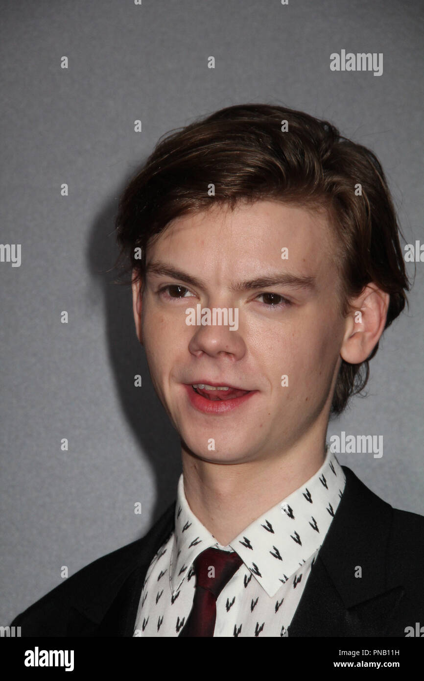 Thomas Brodie-Sangster 01/18/2018 Red Carpet Screening della ventola di 'Maze Runner: la morte curare" tenutosi a AMC Century City 15 al Westfield Century City Mall in Los Angeles, CA Foto di Izumi Hasegawa / HNW / PictureLux Foto Stock