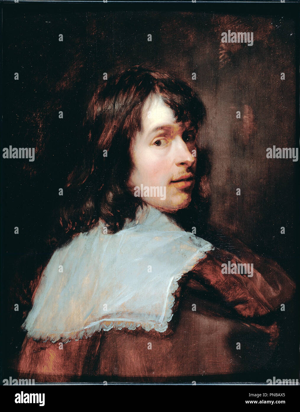 Self-portrait. Data/Periodo: 1630s. La pittura. Olio su pannello di olio. Altezza: 622 mm (24.48 in); larghezza: 489 mm (19,25 in). Autore: Jan Cossiers. Foto Stock