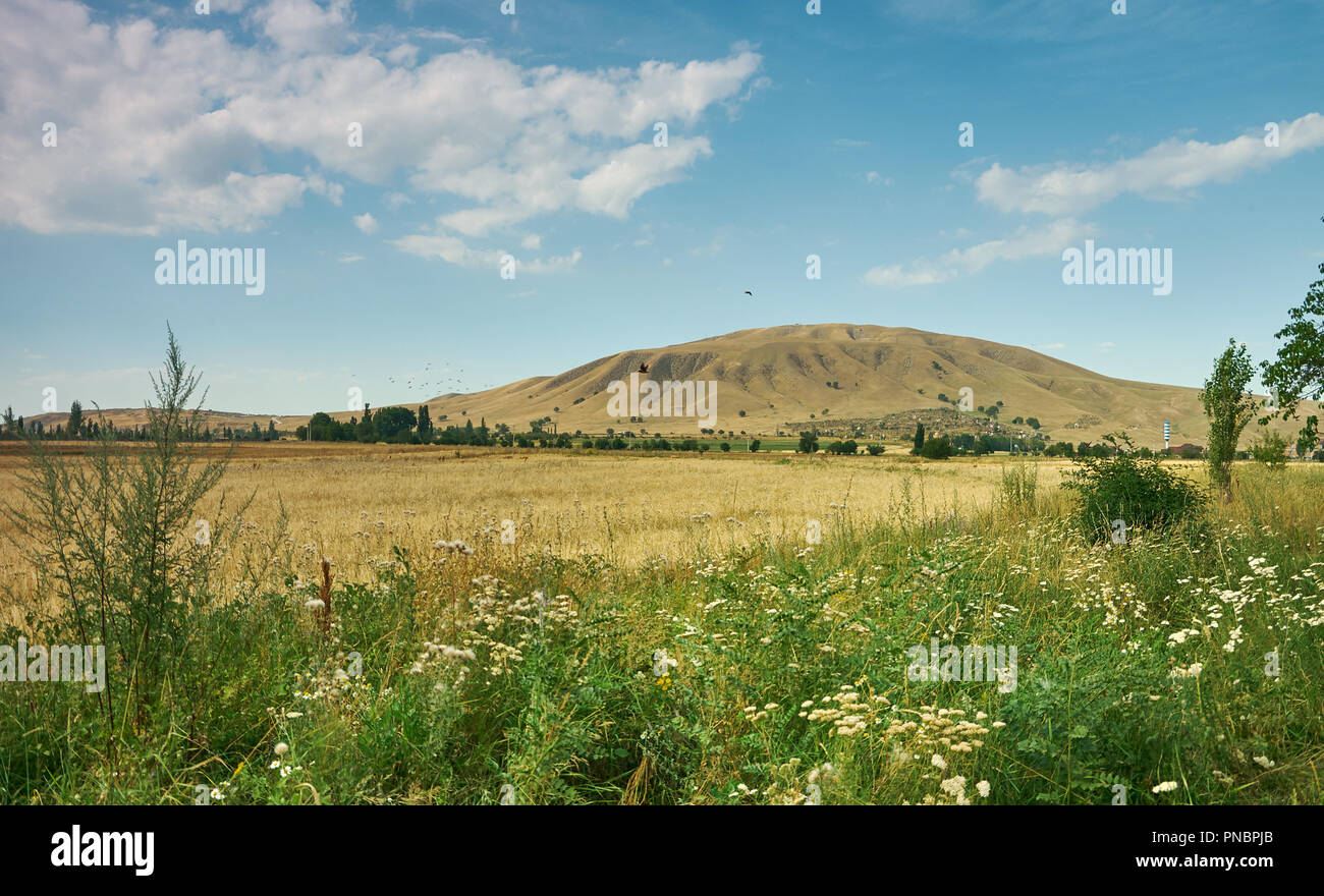 Periferia di Bishkek, Kirghizistan Foto Stock