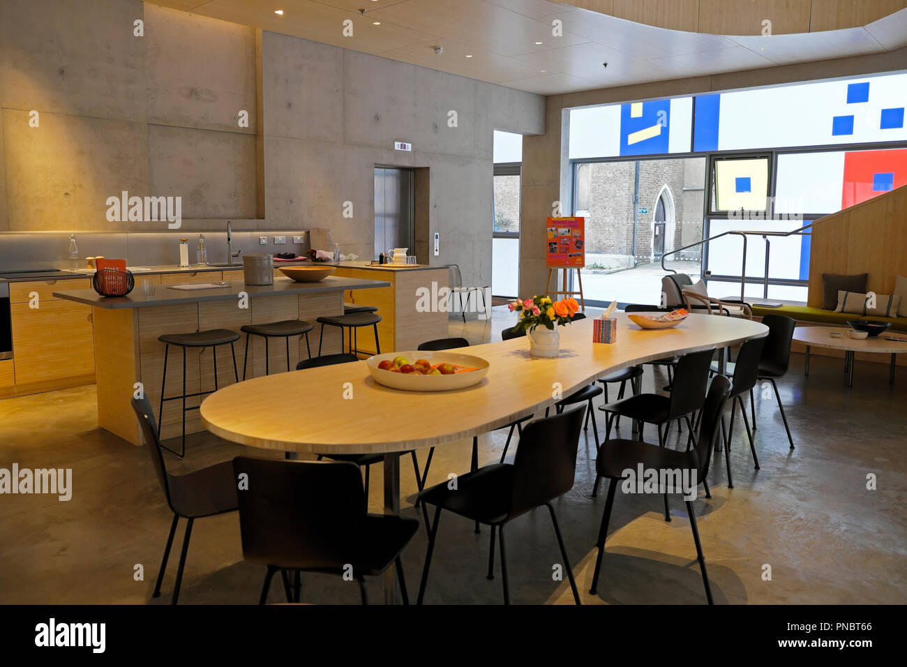 Centro Maggies a St Barts Hospital di Smithfield City di Londra UK KATHY DEWITT Foto Stock