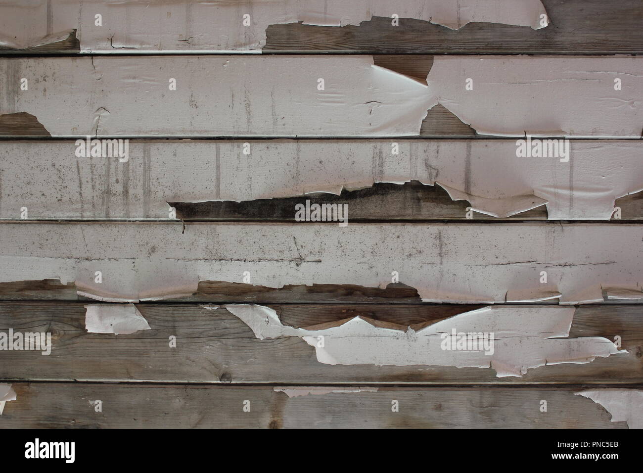 Affitti di proprietà commerciale in totale disriparazione. Foto Stock