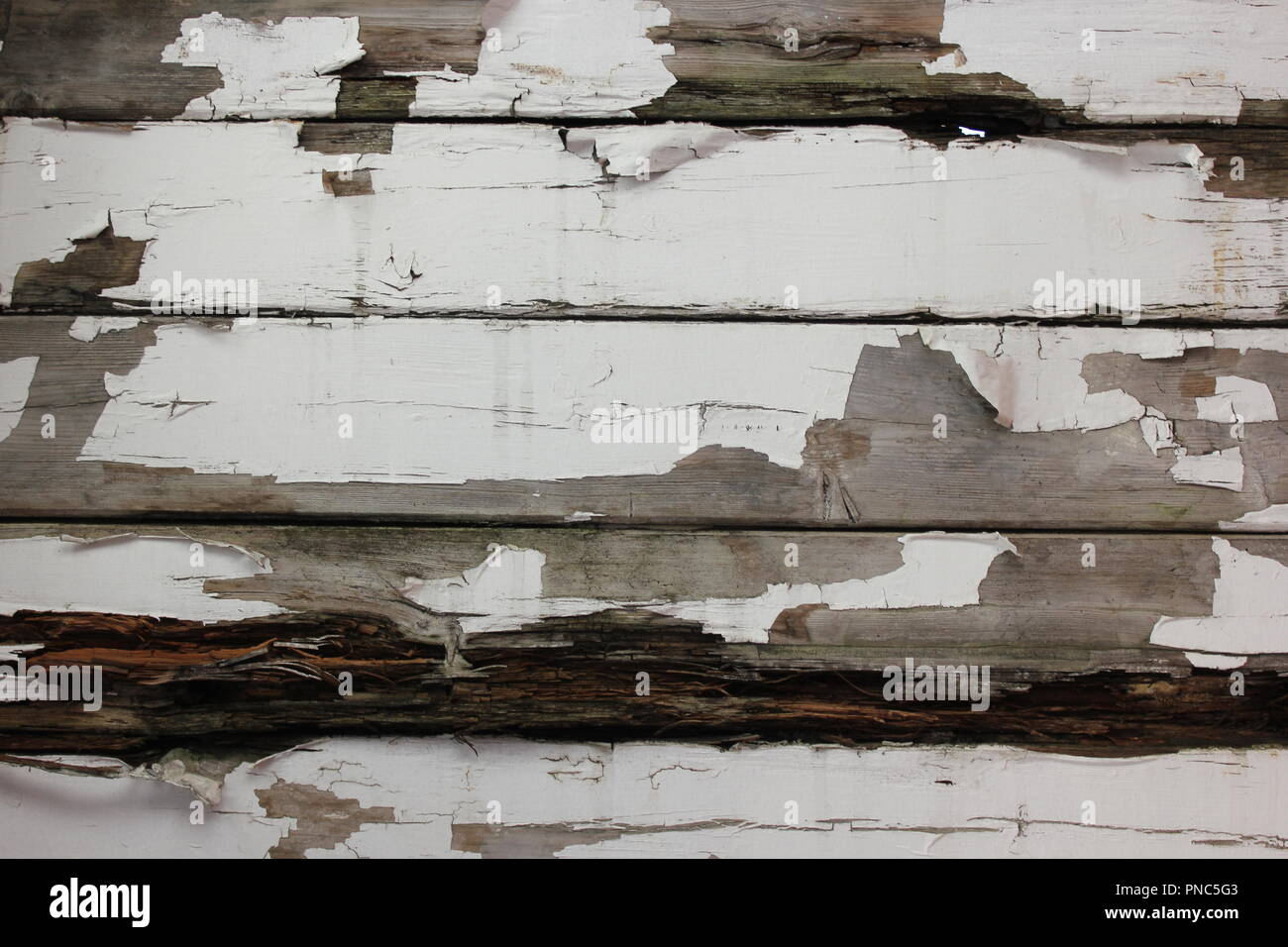 Affitti di proprietà commerciale in totale disriparazione. Foto Stock