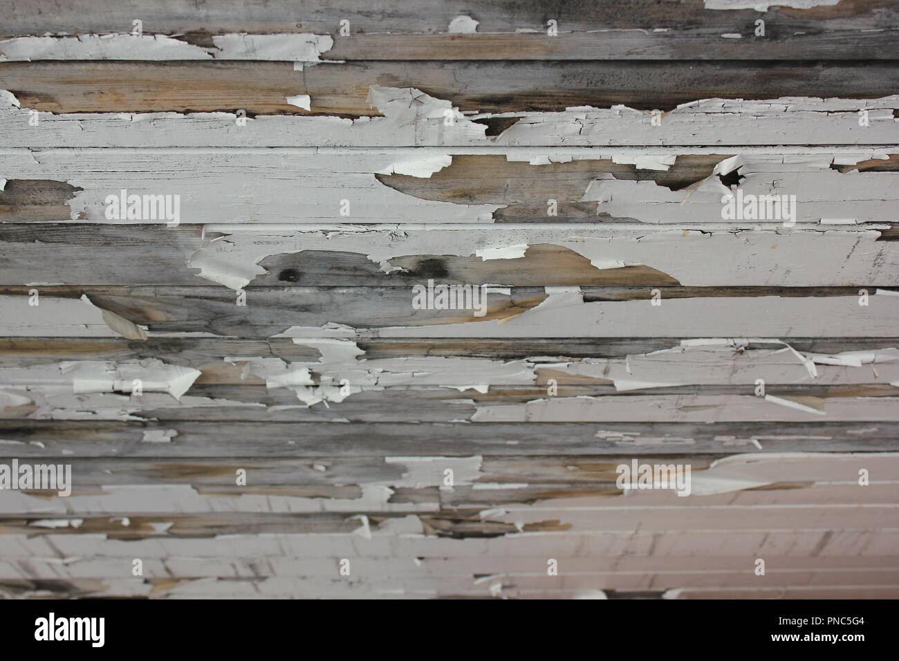 Affitti di proprietà commerciale in totale disriparazione. Foto Stock