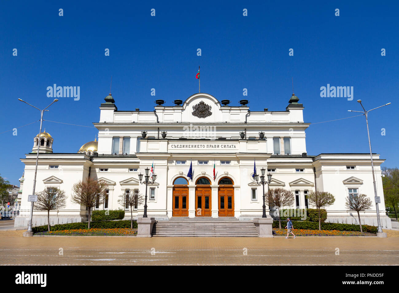 L'Assemblea nazionale della Repubblica di Bulgaria a Sofia, Bulgaria. Foto Stock