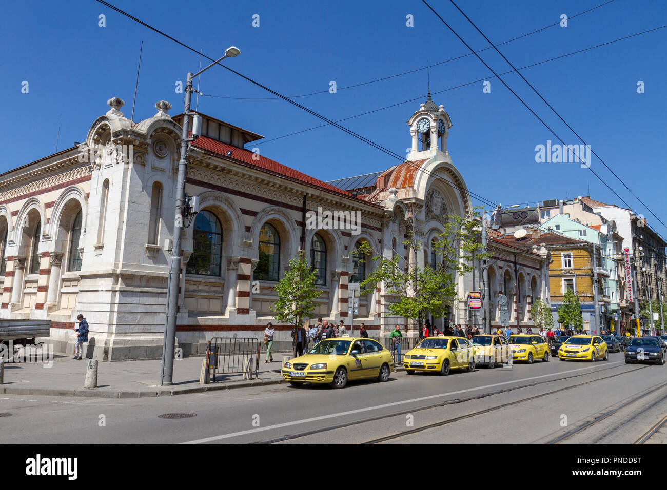 Il Sofia Central Market Hall a Sofia, Bulgaria. Foto Stock